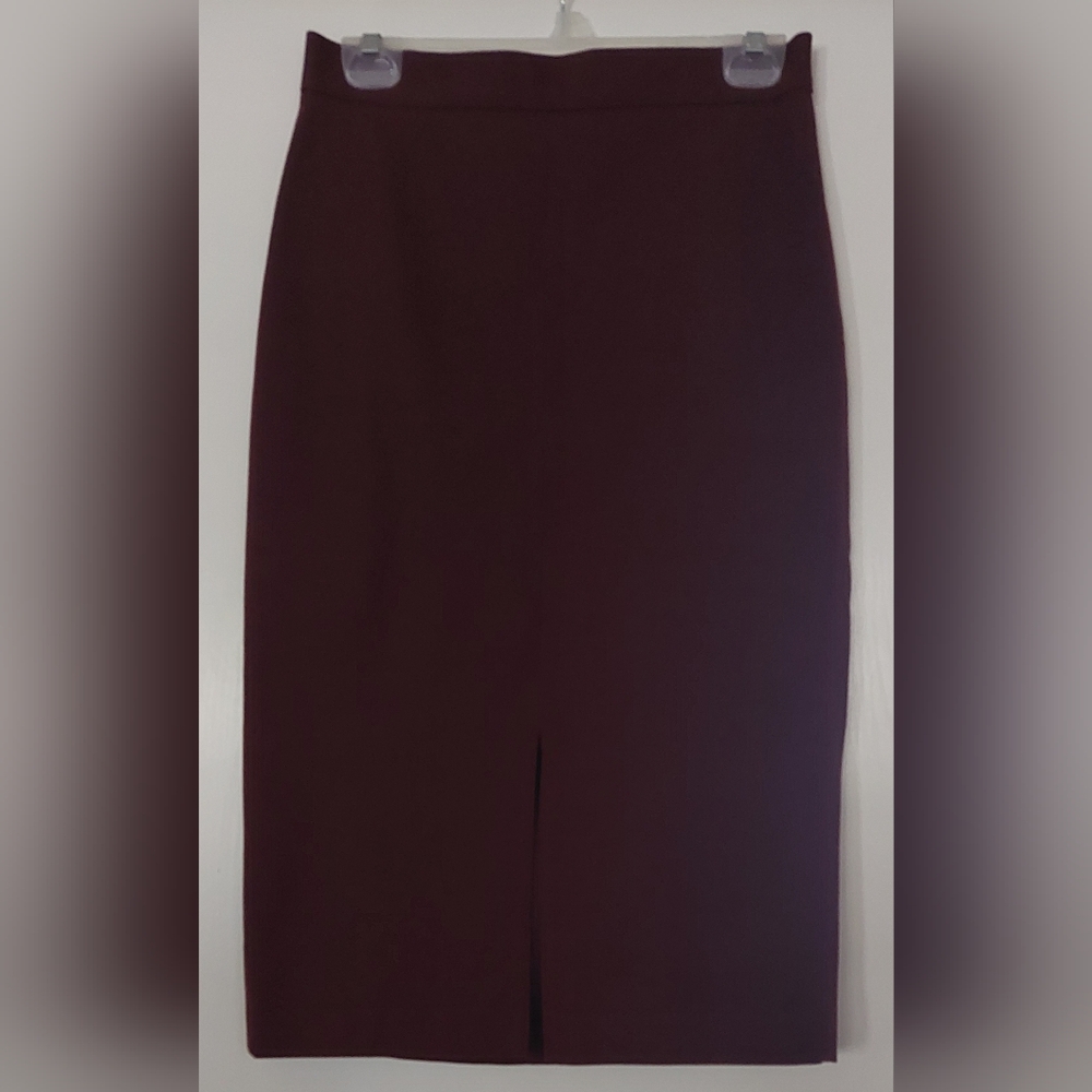 Banana Republic Maroon Skirt
